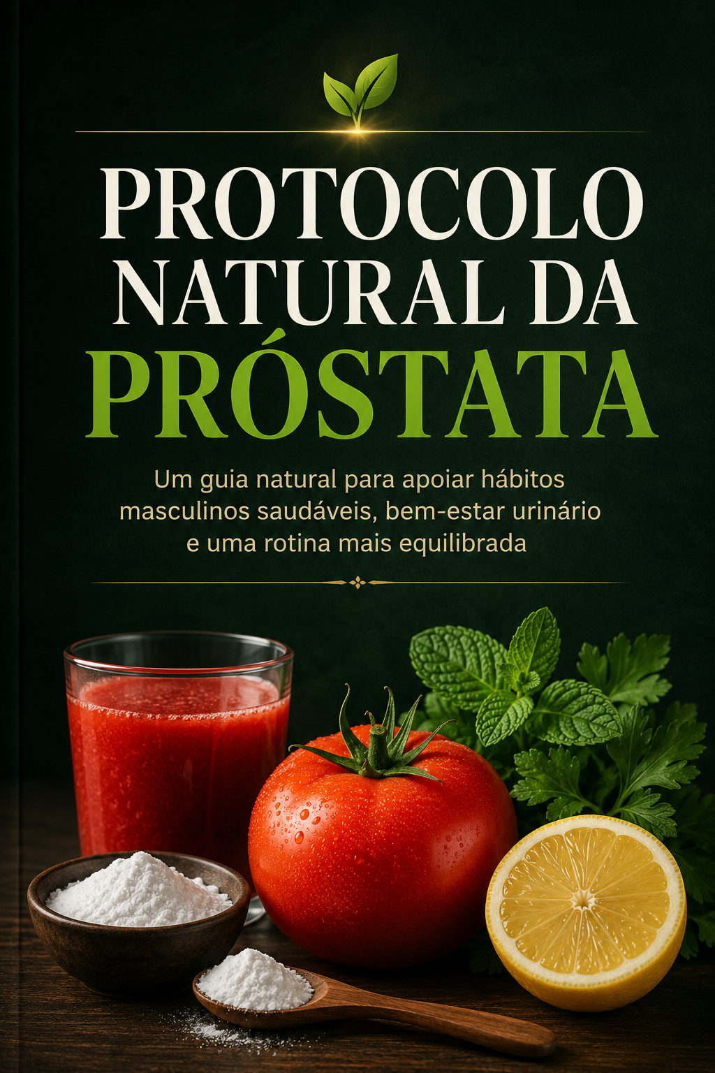 Capa do Protocolo Natural da Próstata